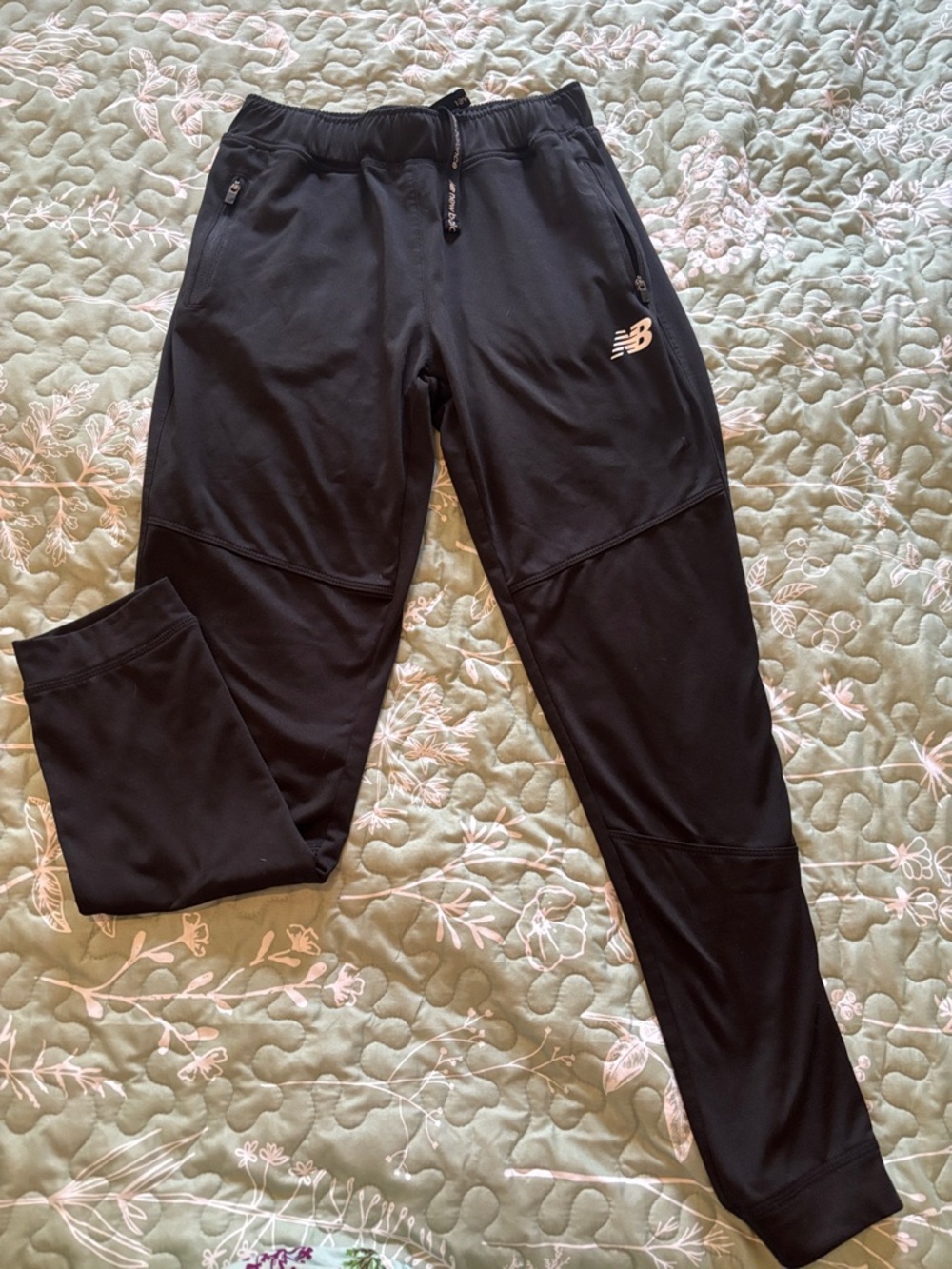 Boys New Balance Black Performance Track Pants